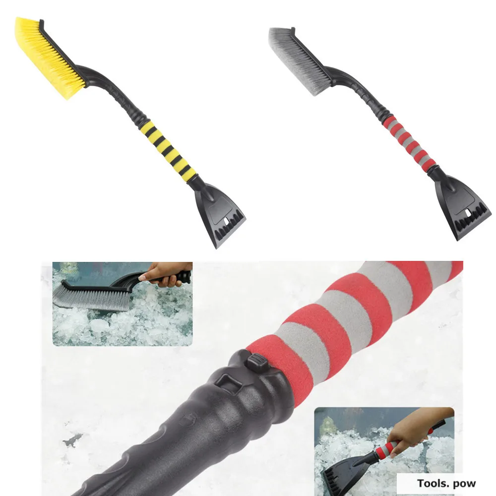 

Multifunctional Deicing and Snow-sweeping Brush for Car Snow Removal Scrape Snow Glass Winter Defrosting and Snow-clearing Tool