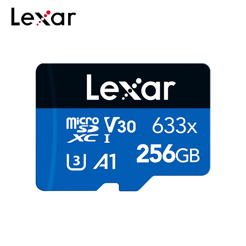 Карта памяти Micro SD Lexar TF-карта на 128 ГБ 256 64 32 высокая скорость до 95 м/с класс 10 633x |