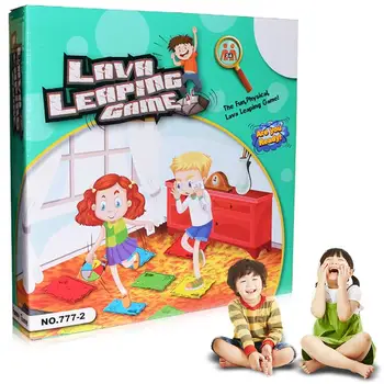 

1Box Parent-child Interactive Games The Floor is Lava Turntable card Promotes Physical Activity Family Game Toys