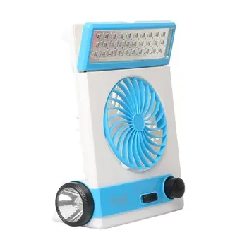 

Solar fan with LED light and mobile charger multifunctional solar fan