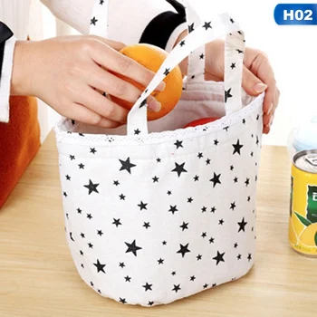 

Leisure Portable Lunch Bag Geometric Dots Insulated Cooler Bags Thermal Food Picnic Lunch Bags Women Kids Men Lunch Box