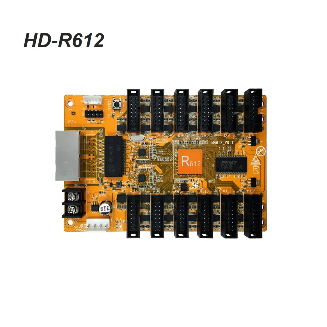 Плата управления светодиодным дисплеем HuiDu HD R508 R512 R516 R612 полноцветная