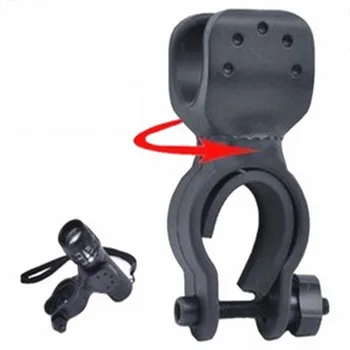 

360 Degree Swivel Bicycle Bike Mount Holder Clip Clamp for Flashlight Torch Universal Rubber Bicycle Bike Mount Bracket Clip