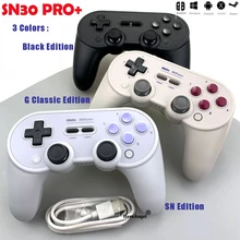 8bitdo – manette de jeu sans fil Bluetooth SN30 Pro + SN30 Pro, contrôleur pour Windows, Android, macOS, Nintendo Switch Steam, nouveauté