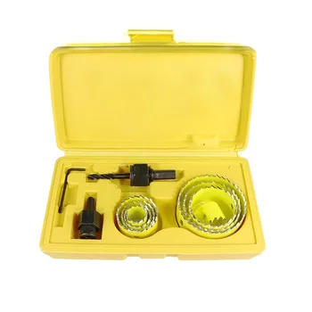 

Manual Wide Use Multifunction DIY Rotary Fast Open Hole Accurate Drill Set Saw Home Tools Woodworking Sharp