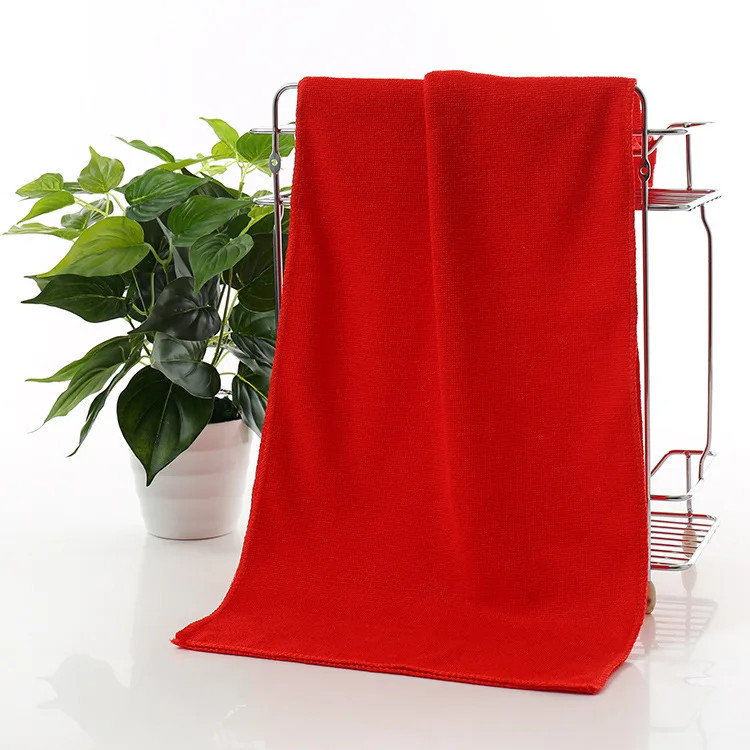 Wholesale price 30*70CM microfiber multicolor car wash wipes towel beauty dry hair disposable gift |