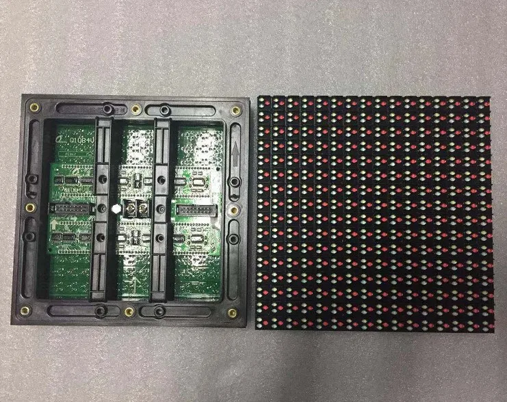 Модуль внешнего светодиодного дисплея DIP P10 интерфейс HUB75 ASL LED 160*160 мм IP65 с
