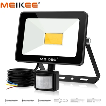 

35W LED Floodlight With Motion Sensor IP66 Waterproof LED Flood Light Reflector Lamp Outdoor Spotlight for Garden