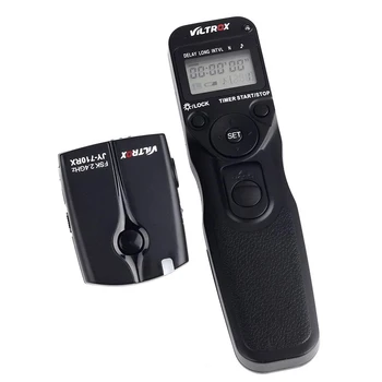 

VILTROX JY-710 2.4GHZ FSK Wireless Remote Shutter Controller Set Time Lapse Intervalometer Timer with N3 Cable for Nikon D5000