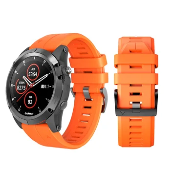 

Quick Release Silicone Strap Replacement Watch Band for Garmin Fenix5 5Xplus Fenix3HR Colourful Wristband for Approach S60 D2