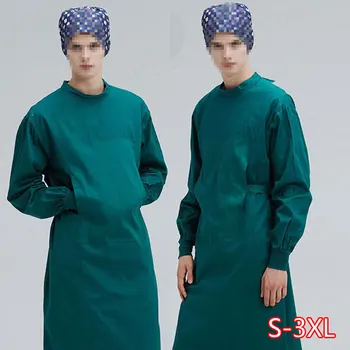 

Medical Clothing Long Surgical Surgeon Gown Reinforced Protective Gown With Sterile Wraparound Reusable Wrap Around Gowns