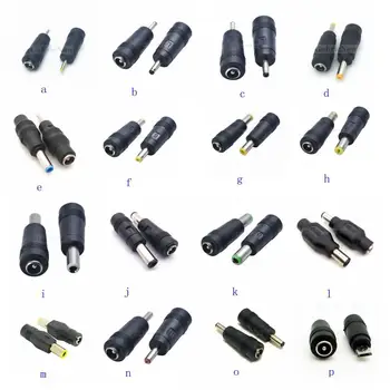 

1pcs 5.5 x 2.1 mm female to 4.8 x1.7/3.5x1.35/4.0x1.7/2.5x0.7/7.4x5.5/4.8X1.7/5.5x2.5/3.0x1.1 mm male DC Power Connector Adapter