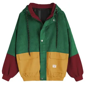

Women casual warm long sleeves with lovely color palette coupled with velvet loose zipper lightweight hooded long sweater jacket