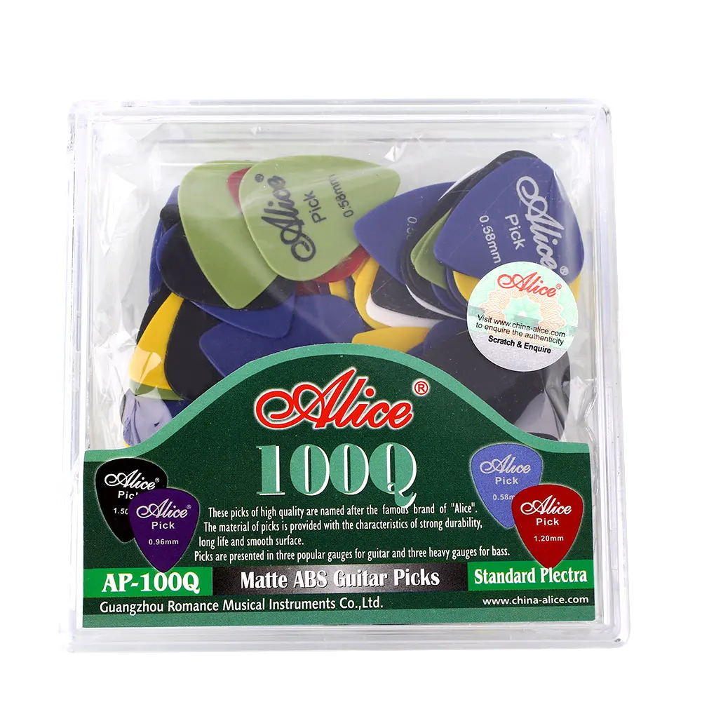 Гитара палочки Коробка ABS многоцветный Plectrum 100 шт./кор. Plectrum Электрические Музыкальные инструменты аксессуары Музыка