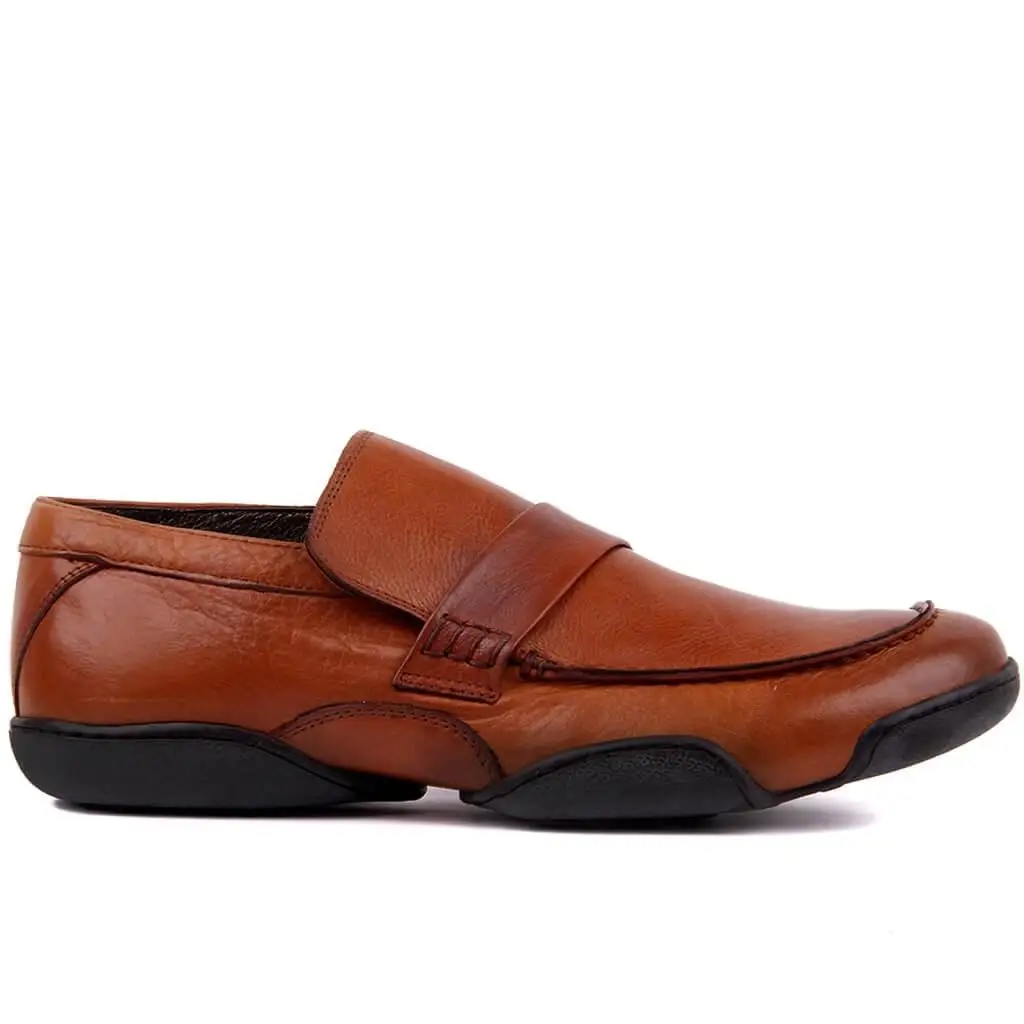 

Sail Lakers-Tan Leather Men 'S Casual Shoes