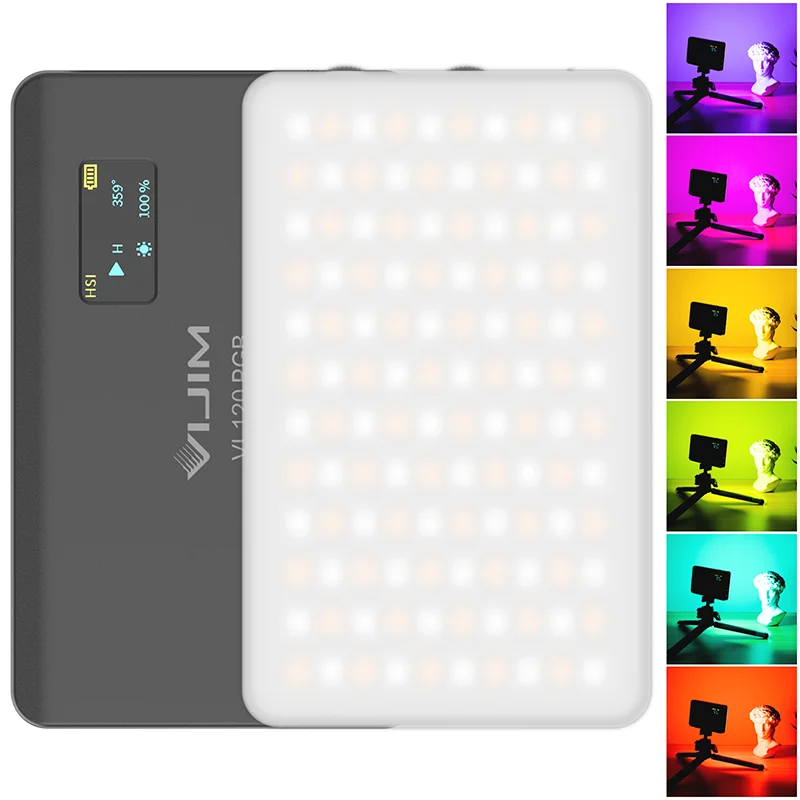Полноцветная светодиодная лампа VIJIM VL120 RGB для студийной видеосъемки освещение