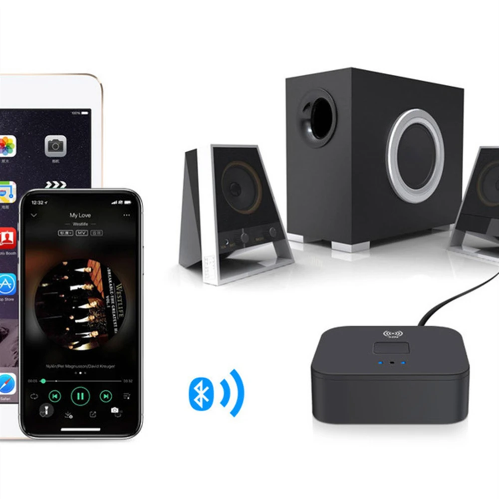 NFC Bluetooth 5.0 Audio Receiver RCA 3.5mm HIFI CD Lossless Sound Quality Wireless Stereo Music Adapter For TV Car Speaker bluetooth adapter,bluetooth audio receiver,bluetooth transceiver adapter,audio adapter,bluetooth aux adaptor