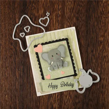 

Eastshape Elephant Baby Metal Cutting Dies Scrapbook Card 2020 New Version Making Embossing Die Cutting Process Dies Decoration