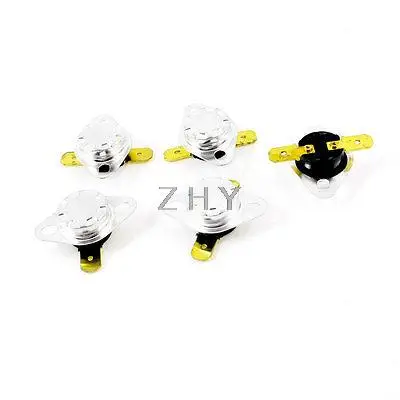 

5pcs 100 Celsius 212F Normal Close Temperature Controlled Switch KSD301