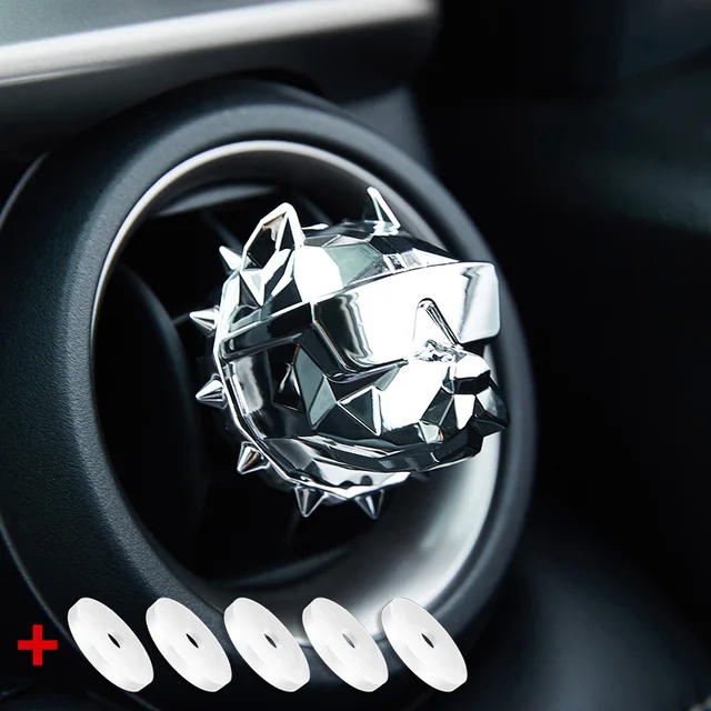Fashion High-grade Deer Bulldog Car Air Freshener New Car Scent Clip