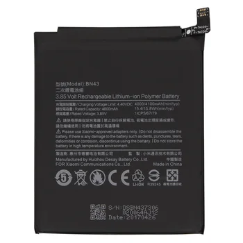

100% Real 2PCS BN42 4100mAh Battery For Xiaomi Hongmi Redmi 4 BN42 High Quality Phone Replacement Batteries+Tracking number