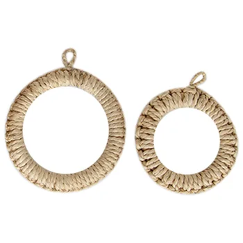 

Woven Handmade Placemats,Round Woven Pot Mat Handmade Hot Vegetable Straw Trivet Mat Hot Mat,Pot and Teapot 2 Pcs