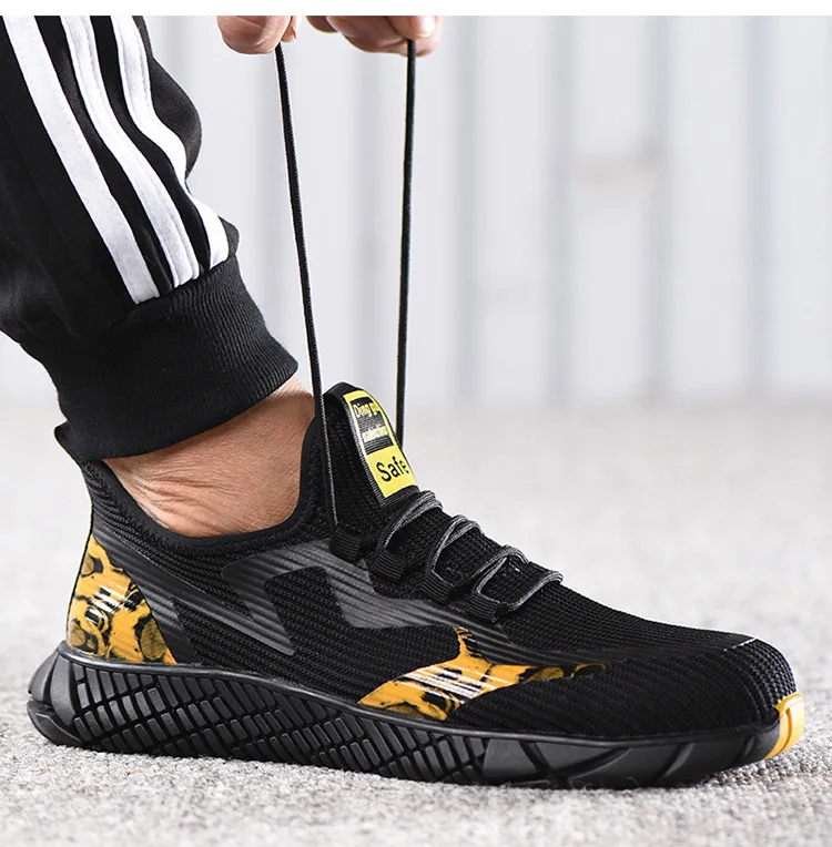 homens botas de segurança anti-punctura botas de