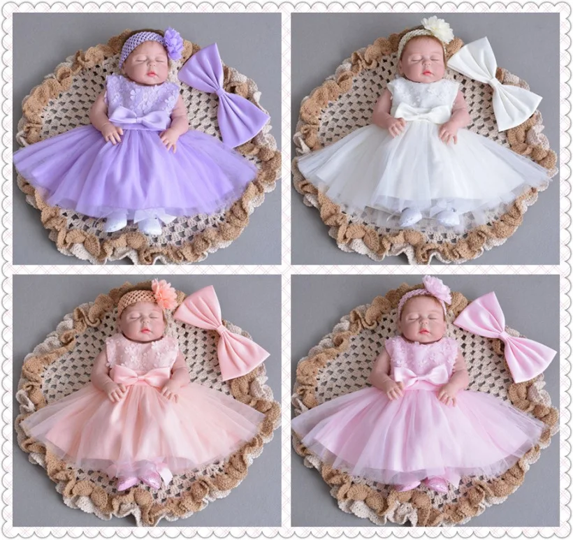 

Infant Baby Girl Tulle Lace Christening Dress Newborn baby's Baptism Gowns Pageant Frocks Toddler Girl Princess Dress Suits