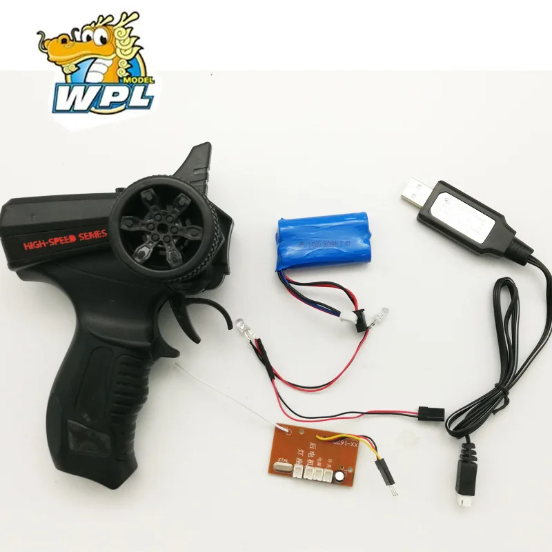 

Wanpy long WPL Fully Ratio Kit2. 4g Remote Control Electronic Battery Set Toy Car Upgrade Original Factory Accessories
