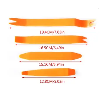 

4Pcs Auto Car Radio Clip Panel Trim Dash Audio Removal Kit Repair Hand Pry Tool