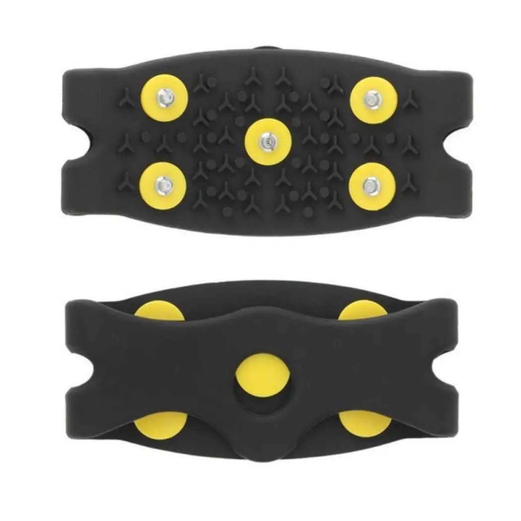 1Pair Non-Slip Spikes Shoes Boots Ice Snow Studs Grippers Crampon Walk Cleats | Спорт и развлечения