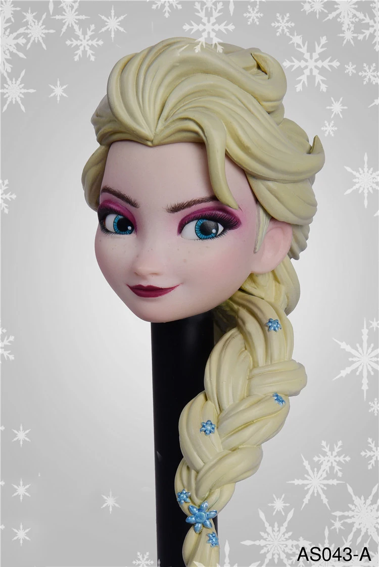 Дешево В наличии, AS043, 1 6, масштаб, для женщин, женщин, девочек, голова Эльзы, лепить с подвижными глазами, с золотой, из ПВХ, волосы для женщин, 12 дюймов...