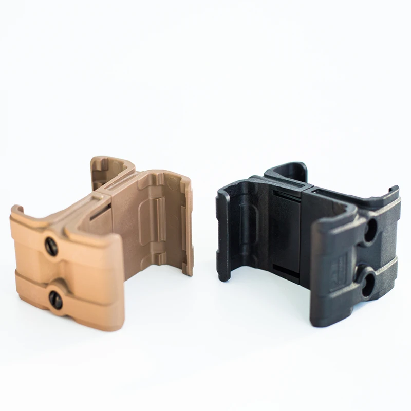 Airsoft AEG Parallel Connector M4 MAG595 Accessory Nylon Clip AR15 Rifle Gun Dual Magazine Coupler Link Speed Loader | Игрушки и хобби