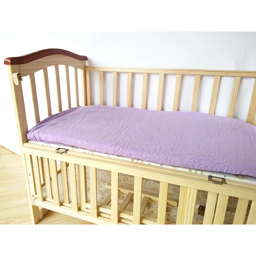 Комплект постельного белья для новорожденных, 130*70 см, матрас для кровати для маленьких девочек и мальчиков, хлопок, простыня для кроватки
