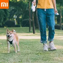 5 м Xiaomi Pet телескопическая Тяговая веревка гибкий замок безопасности автоматическое разматывание фирма растяжение Xiomi трек веревка для домашних животных