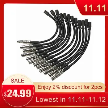 

12 pcs for Mercedes Spark Plug Wire Set Ignition Wire 1121500218 Set Suit for Mercedes Benz C-Class E-Class ML SLK 320 350 DXY88