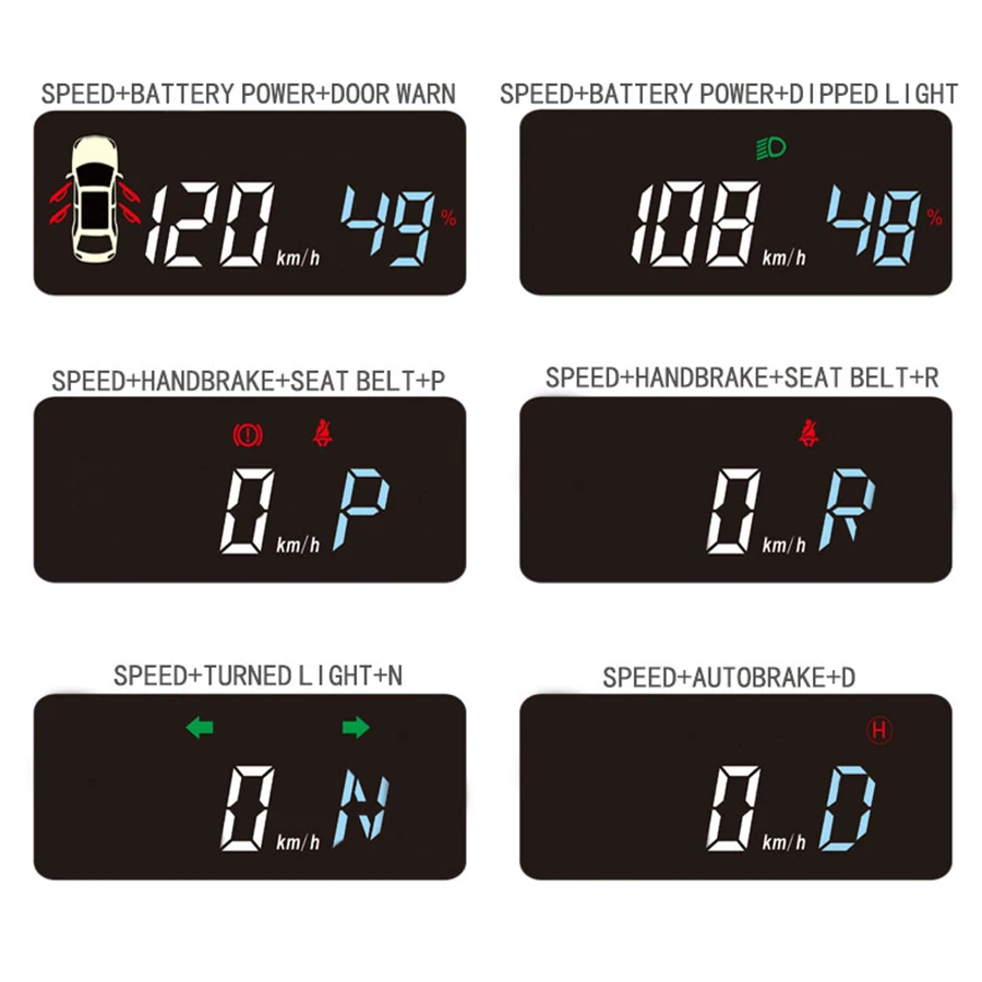 ׽  3  HUD ڵ ÷,  ÷,    , 溸 ý, OBD2 II