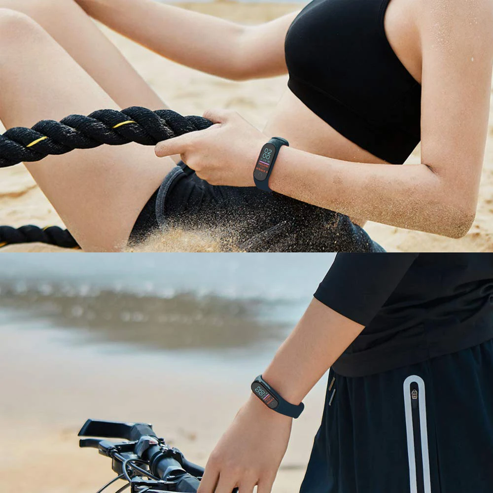 Yayuu силиконовый ремешок из углеродного волокна и ТПУ для Xiaomi mi Band 4, умный Браслет, умные аксессуары для mi Band 3, браслет на запястье