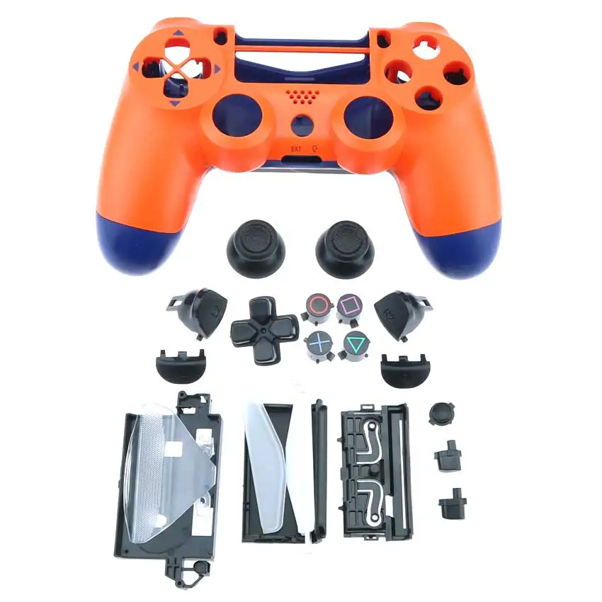 YuXi Замена Полный корпус и кнопки мод комплект для JDS JDM 040 DualShock 4 playstation 4 PS4 Pro тонкий корпус Чехол - Цвет: B