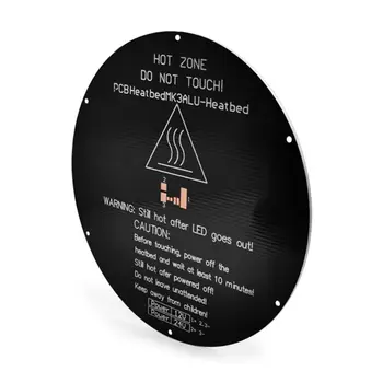 

Aluminum Heated Bed Hot Bed Round PCB Heatbed Platform for 3D Printer Parts AXYB