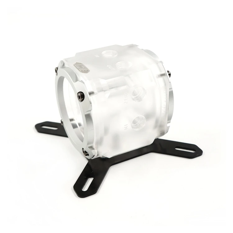  IceMan Cooler Double D5 Pump Refit Cover EVO Edition Dual D5 modified armor G1/4 Fit 12cm fan hole