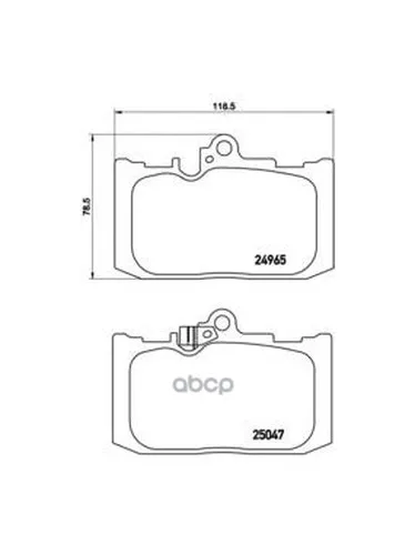 Колодки Тормозные P83131 Brembo арт. P83131