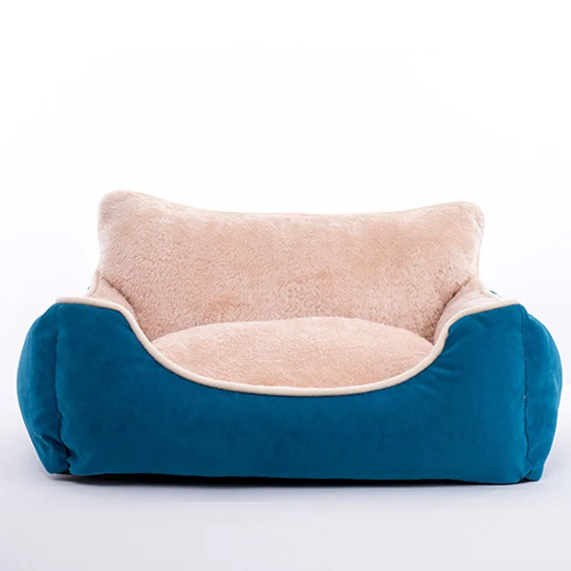 Теплый дом для домашних собак хлопковый роскошный диван-кровать для щенка маленький средний матрац для собак съемные аксессуары для будки