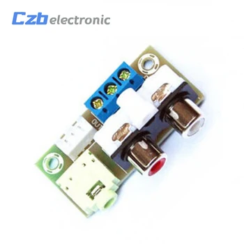 

DIY Kit Audio Switch Board RCA 3.5mm Audio Input Block For Amplifier Electronic Kits