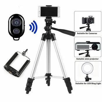 

102CM Tripod For Phone With Remote Control Holder Stand Tripod For Phone Bluetooth And Camera Smartphone Tripods Cam Dslr Mount