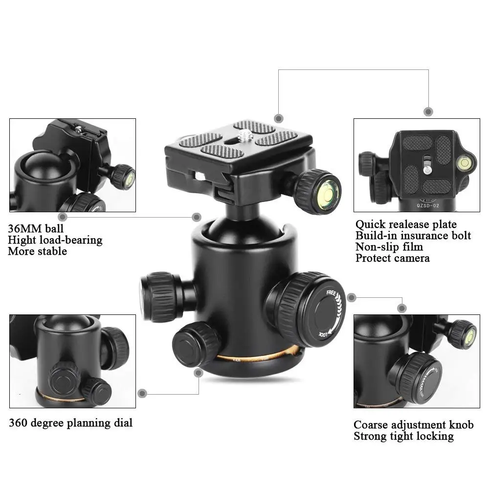 Высококачественный Q222 для Canon для Nikon для sony цифровая зеркальная камера портативный многофункциональный мини штатив фотостудия складной штатив
