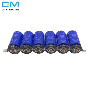 

6PCS 2.7V 360F Screw Feet Super Farad Capacitor 16V 60F with Balancing Protection Board Single Row Super Capacitor for Car