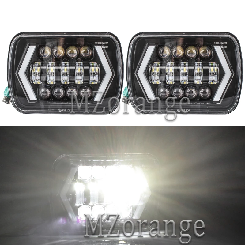 

Off Road Waterproof Driving Light 1 PCS Square Work Lights Beam LED Bulbs 7 inch 6000K Headlight Lamp For Tractor Truck 4x4