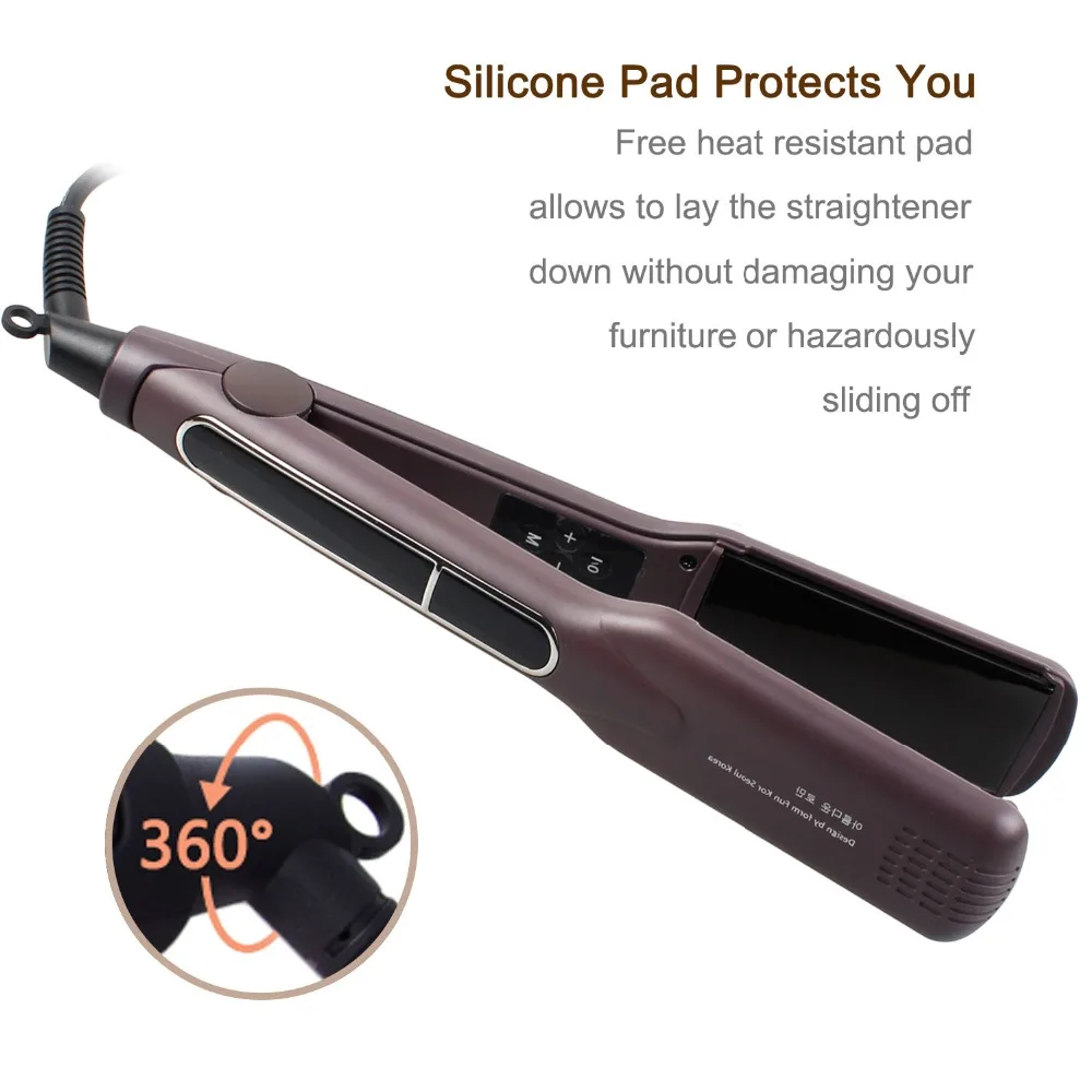 RUCHA korean keratin wide plate size flat irons1 (5)