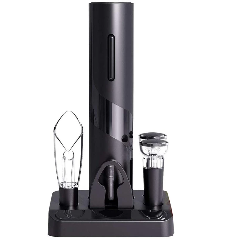 Electric Wine Opener Set Automatic Bottle Openers Aerator Pourer Foil Cutter For Home And Gifts | Дом и сад